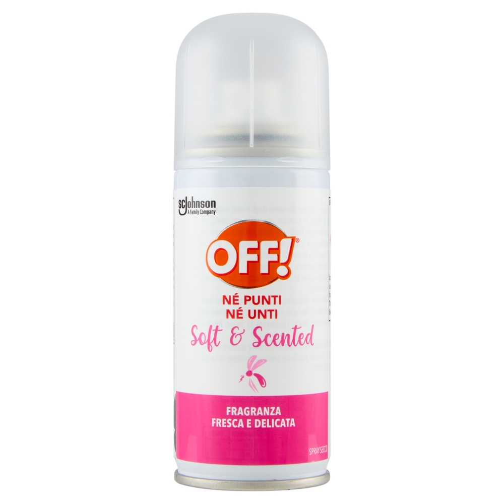 OFF! Soft&Scented spray secco, insetto repellente, contro le zanzare, 100ml
